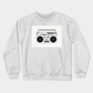 Retro Boom Box Crewneck Sweatshirt